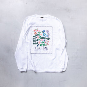 pot and tea ボタニカルロングTシャツ［期間限定販売］