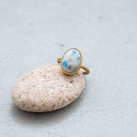 SURUME. STONE RING