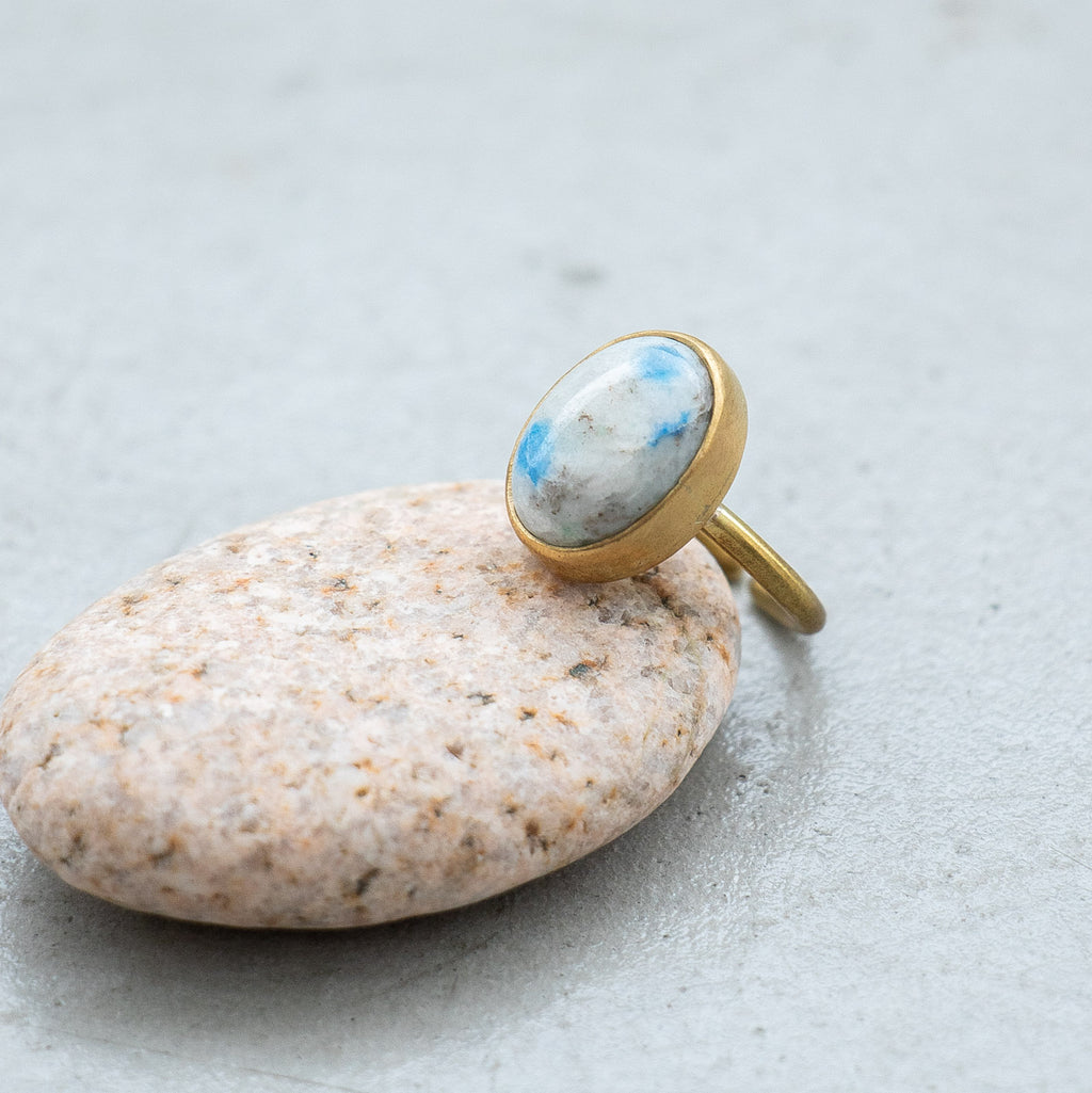 SURUME. STONE RING
