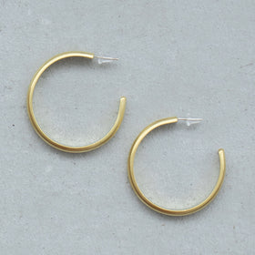 SURUME. THICK HOOP ピアス［期間限定販売］