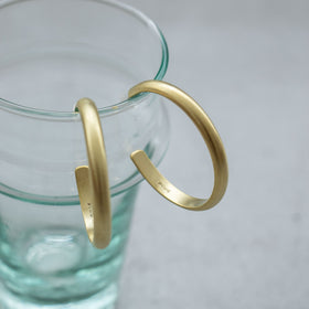 SURUME. THICK HOOP ピアス［期間限定販売］