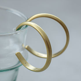 SURUME. THICK HOOP ピアス［期間限定販売］