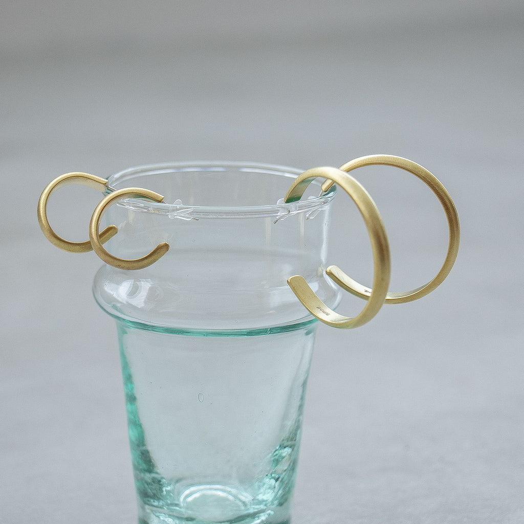 SURUME. THICK HOOP ピアス［期間限定販売］