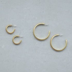 SURUME. THICK HOOP ピアス［期間限定販売］