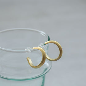 SURUME. THICK HOOP ピアス［期間限定販売］
