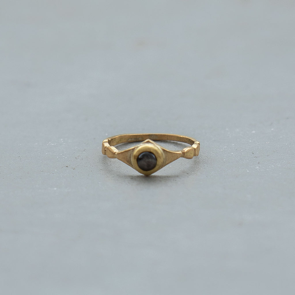 SURUME. Shave Stone Thin Ring［期間限定販売］