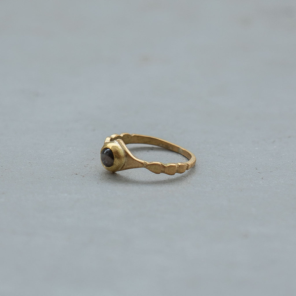 SURUME. Shave Stone Thin Ring［期間限定販売］