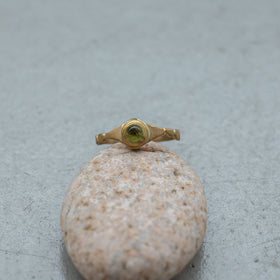 SURUME. Shave Stone Thin Ring［期間限定販売］