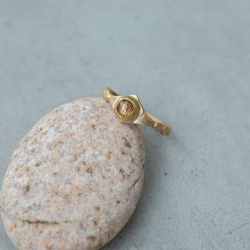 SURUME. Shave Stone Thin Ring［期間限定販売］