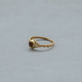 SURUME. Shave Stone Thin Ring［期間限定販売］