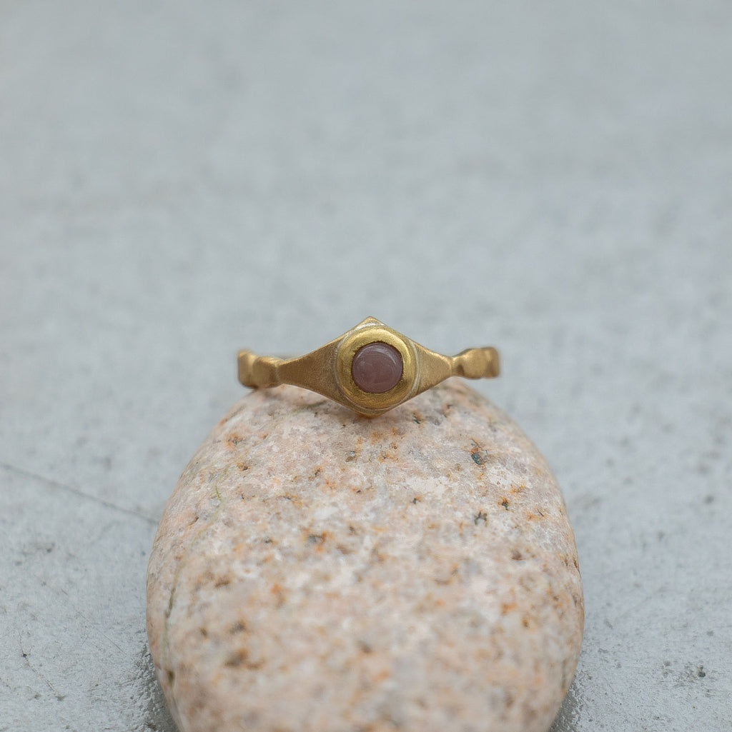SURUME. Shave Stone Thin Ring［期間限定販売］
