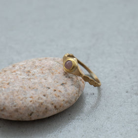 SURUME. Shave Stone Thin Ring［期間限定販売］