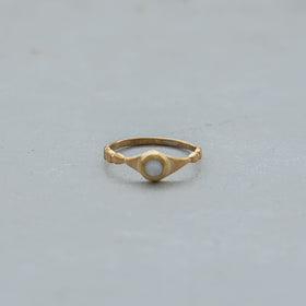 SURUME. Shave Stone Thin Ring［期間限定販売］