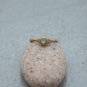 SURUME. Shave Stone Thin Ring［期間限定販売］