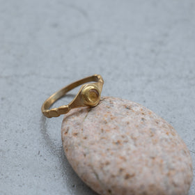 SURUME. Shave Stone Thin Ring［期間限定販売］