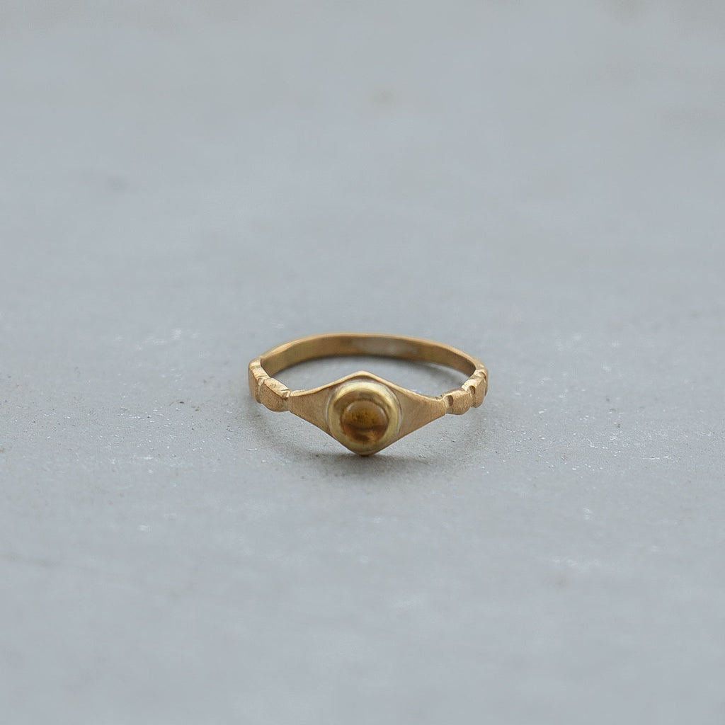 SURUME. Shave Stone Thin Ring［期間限定販売］