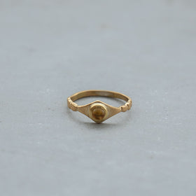 SURUME. Shave Stone Thin Ring［期間限定販売］