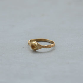 SURUME. Shave Stone Thin Ring［期間限定販売］