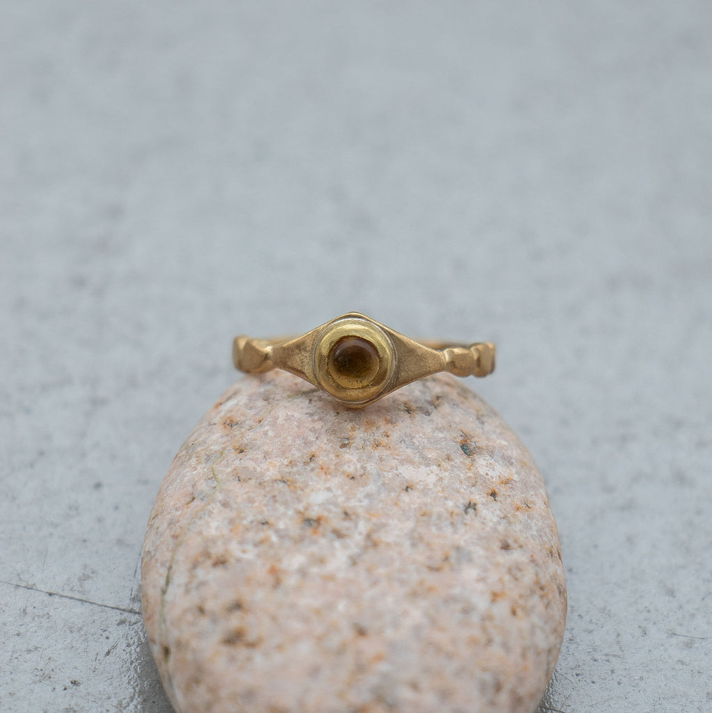 SURUME. Shave Stone Thin Ring［期間限定販売］