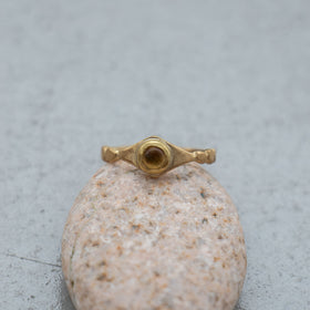 SURUME. Shave Stone Thin Ring［期間限定販売］