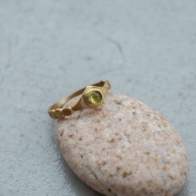 SURUME. Shave Stone Thin Ring［期間限定販売］