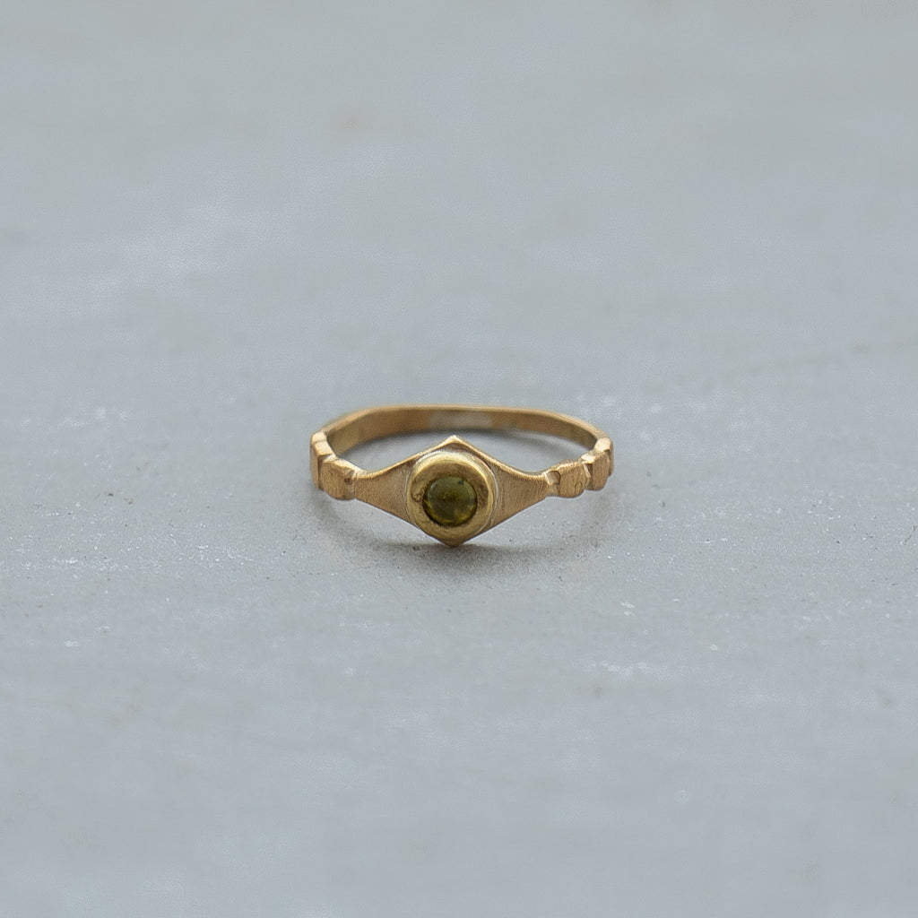 SURUME. Shave Stone Thin Ring［期間限定販売］