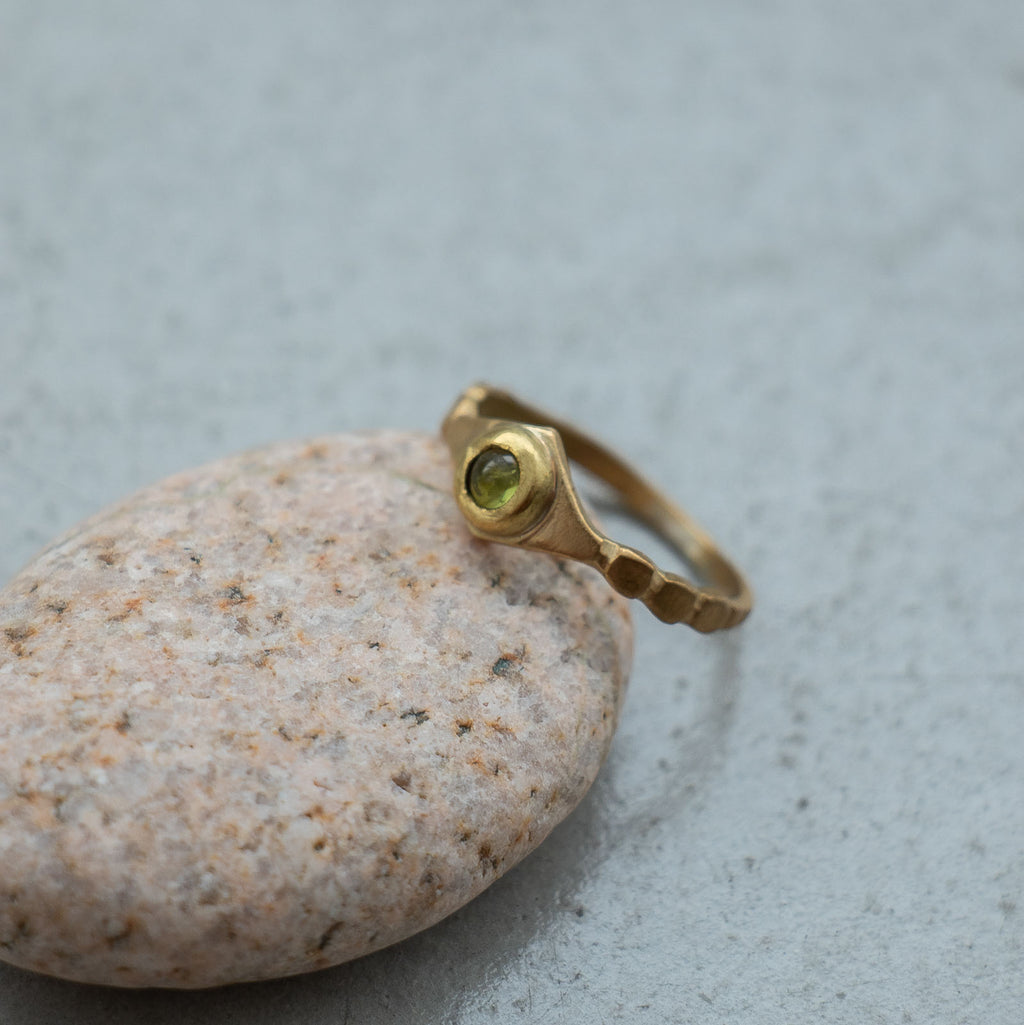 SURUME. Shave Stone Thin Ring［期間限定販売］