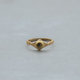 SURUME. Shave Stone Thin Ring［期間限定販売］