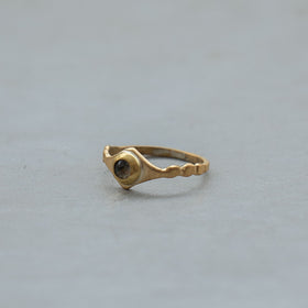 SURUME. Shave Stone Thin Ring［期間限定販売］