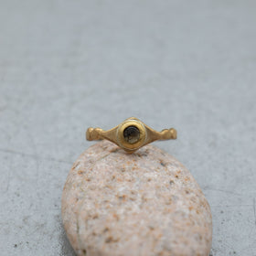 SURUME. Shave Stone Thin Ring［期間限定販売］