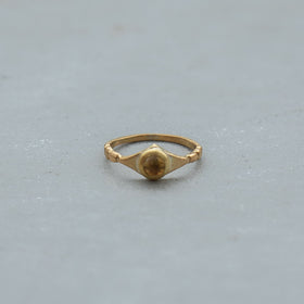 SURUME. Shave Stone Thin Ring［期間限定販売］