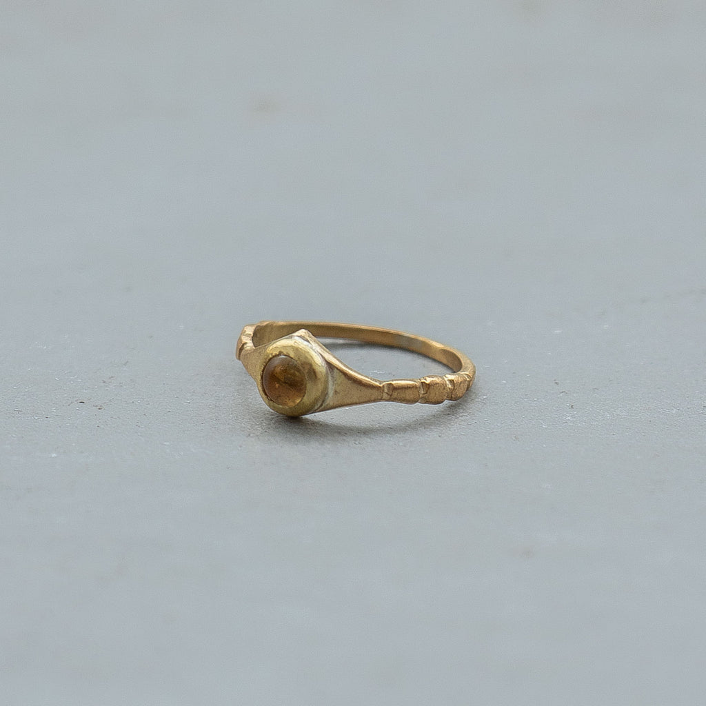 SURUME. Shave Stone Thin Ring［期間限定販売］