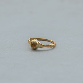 SURUME. Shave Stone Thin Ring［期間限定販売］