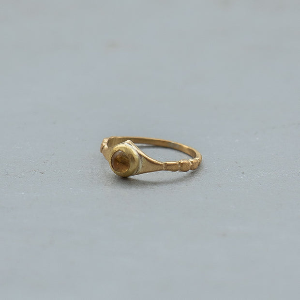 SURUME. Shave Stone Thin Ring［期間限定販売］