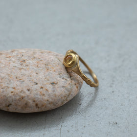 SURUME. Shave Stone Thin Ring［期間限定販売］