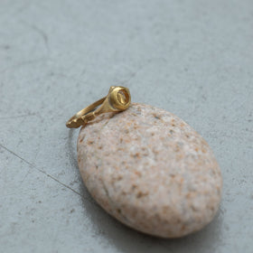 SURUME. Shave Stone Thin Ring［期間限定販売］
