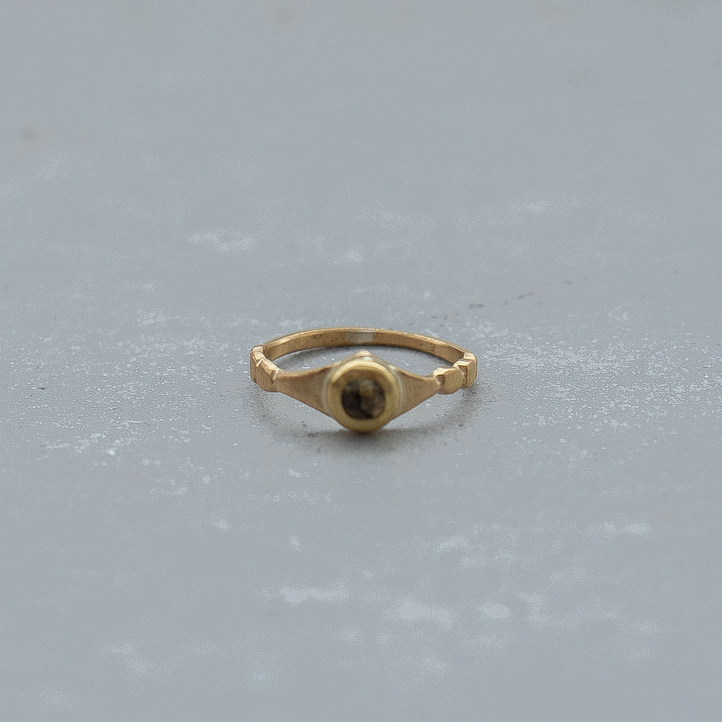 SURUME. Shave Stone Thin Ring［期間限定販売］