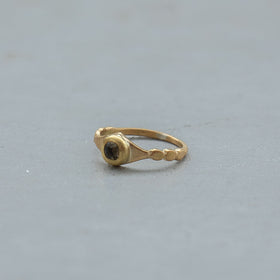 SURUME. Shave Stone Thin Ring［期間限定販売］