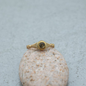 SURUME. Shave Stone Thin Ring［期間限定販売］