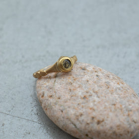 SURUME. Shave Stone Thin Ring［期間限定販売］