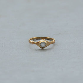SURUME. Shave Stone Thin Ring［期間限定販売］