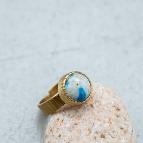 SURUME. Cutting Stone Ring