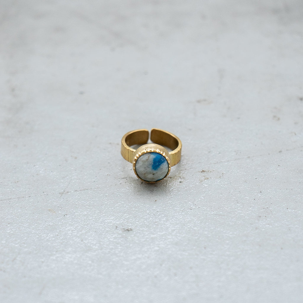 SURUME. Cutting Stone Ring