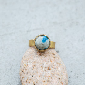 SURUME. Cutting Stone Ring