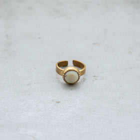 SURUME. Cutting Stone Ring