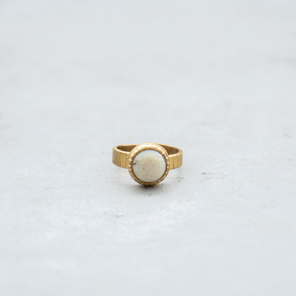 SURUME. Cutting Stone Ring