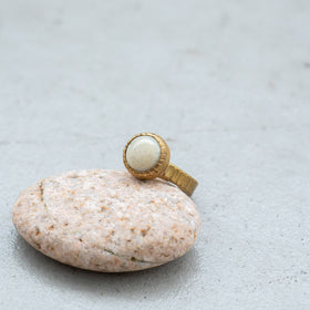 SURUME. Cutting Stone Ring