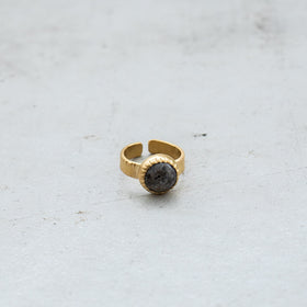 SURUME. Cutting Stone Ring