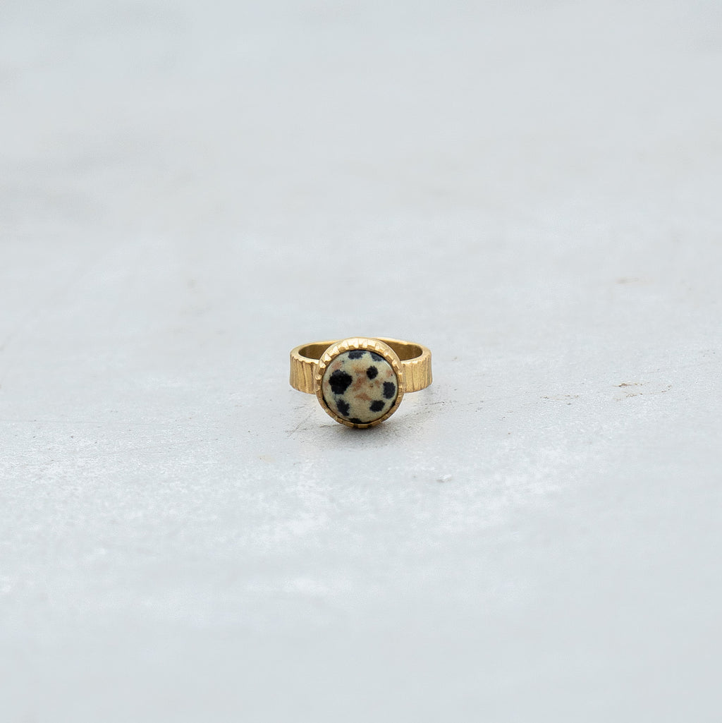 SURUME. Cutting Stone Ring