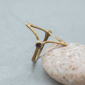 SURUME. Twinkle Stone Thin Ring［期間限定販売］